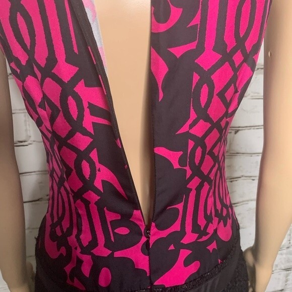 Tracy Reese Silk/Tweed A-Line Mini Dress Bow Waist Band Size Small - Picture 10 of 14